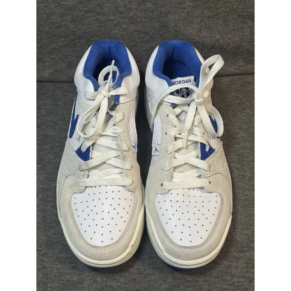 Jordan Stadium 90 'White Game Royal' Grey DX4397-104 Retro Air - Men's Size 8.5